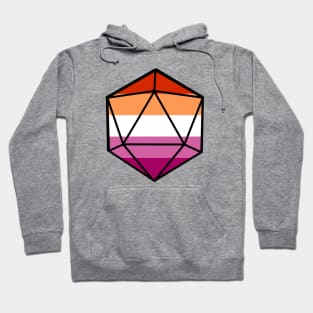 Lesbian Pride d20 Hoodie